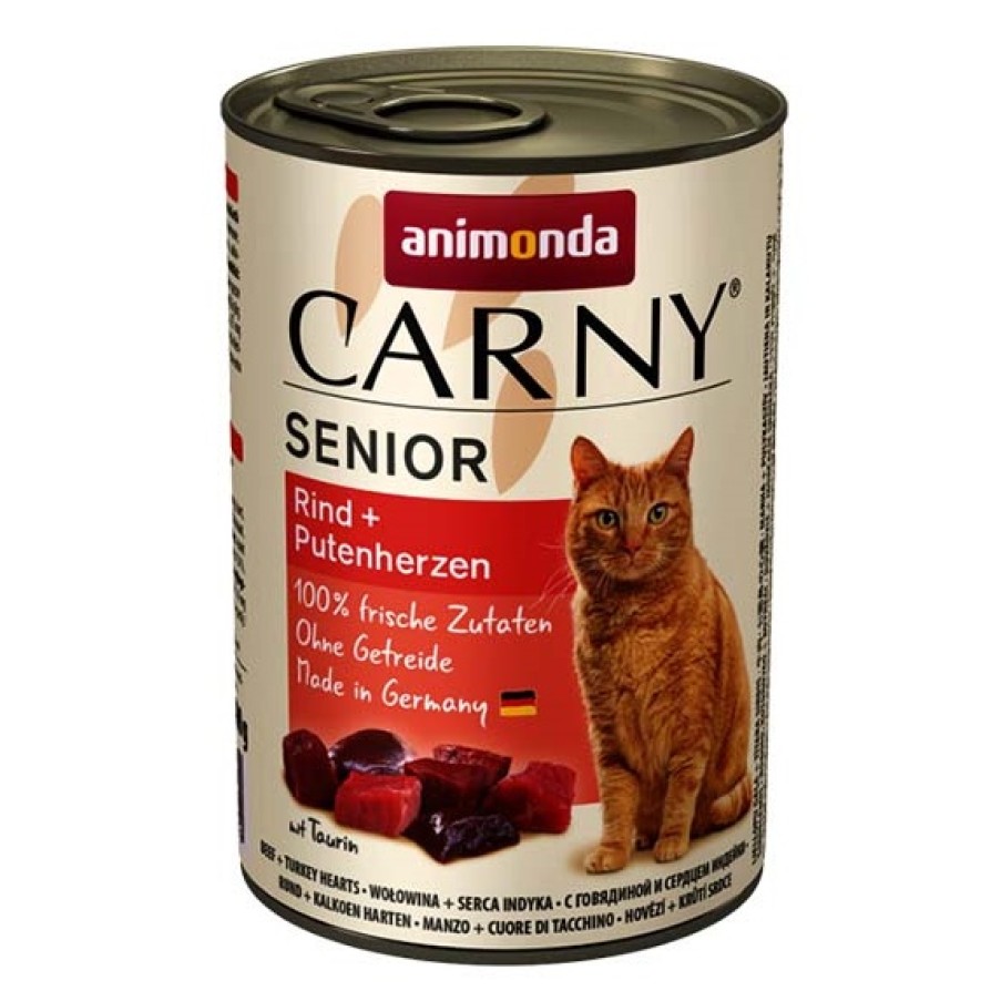 CARNY SENIOR ΒΟΔΙΝΟ & ΚΑΡΔΙΑ ΓΑΛΟΠΟΥΛΑ400GR ANIMODA