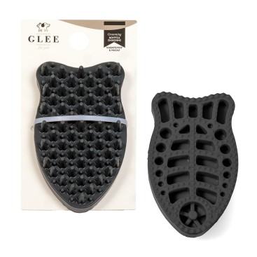 GLEE Βούτσα Καθαρισμού & Μασάζ Σιλικόνης Γκρι