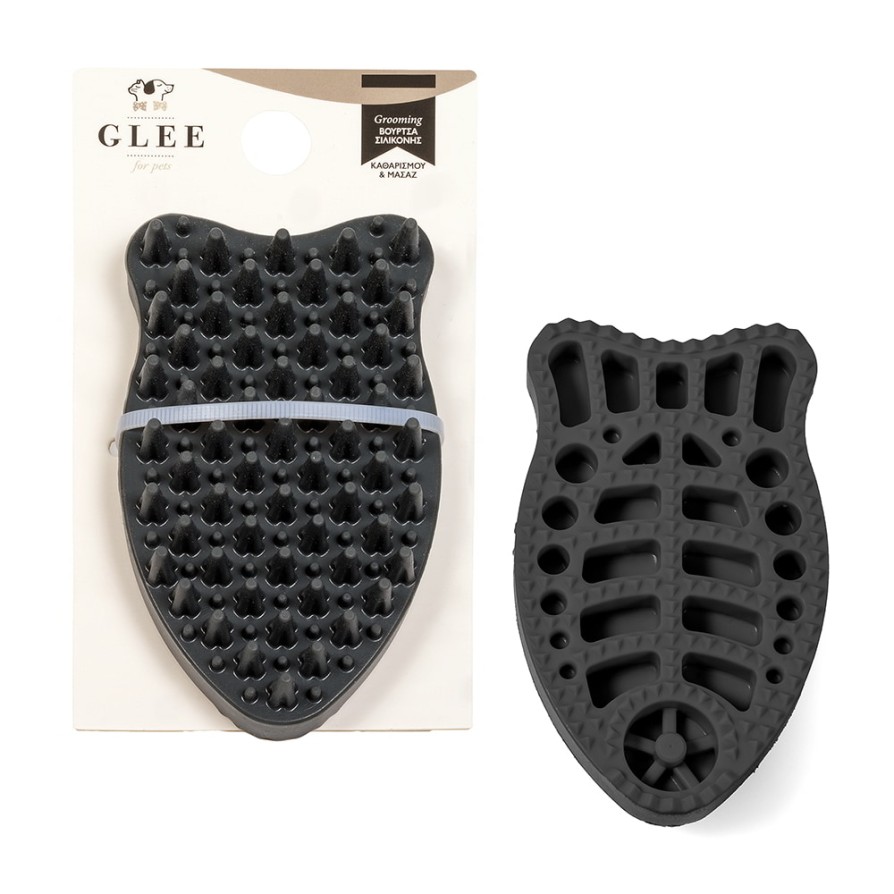 GLEE ΒΟΥΡΤΣΑ ΚΑΘΑΡΙΣΜΟΥ & ΜΑΣΑΖ ΣΙΛΙΚΟΝΗΣ ΓΚΡΙ GLEE