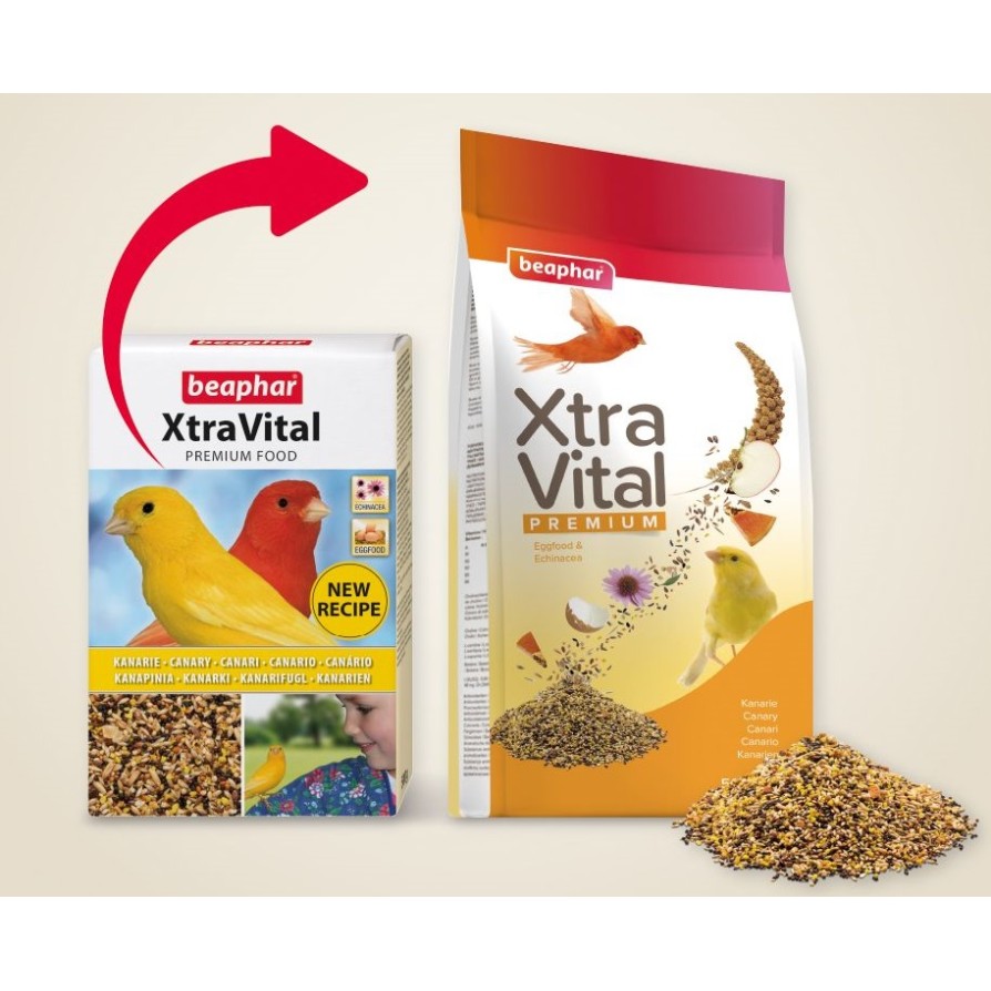 BEAPHAR ΧVITAL CANARY 500GR ΓΙΑ ΚΑΝΑΡΙΝΙΑ