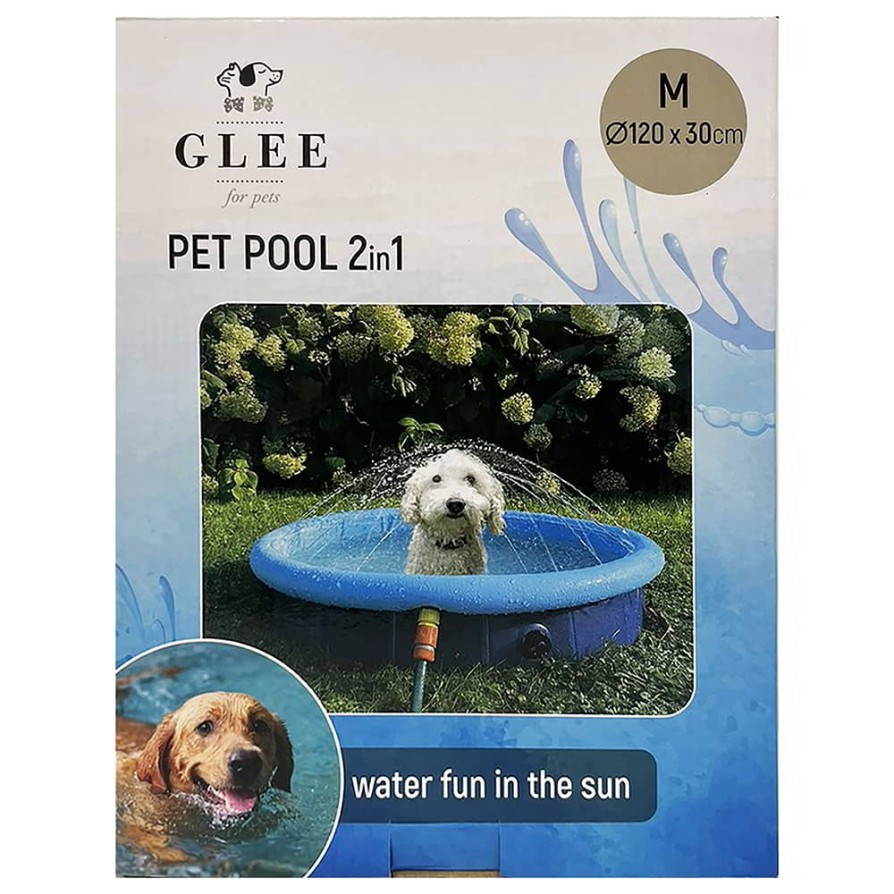GLEE PET POOL & SPRINKLER 2in1 120 x 30cm GLEE