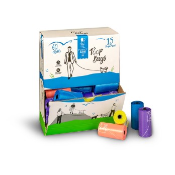 PERFECT CARE POOP BAGS MULTICOLOR