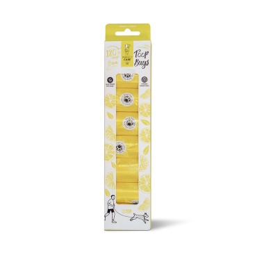 PERFECT CARE POOP BAGS 8 ΡΟΛΑ ΛΕΜΟΝΙ
