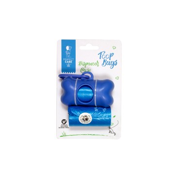 PERFECT CARE ΘΗΚΗ POOP BAGS 2 ΡΟΛΑ ΜΠΛΕ
