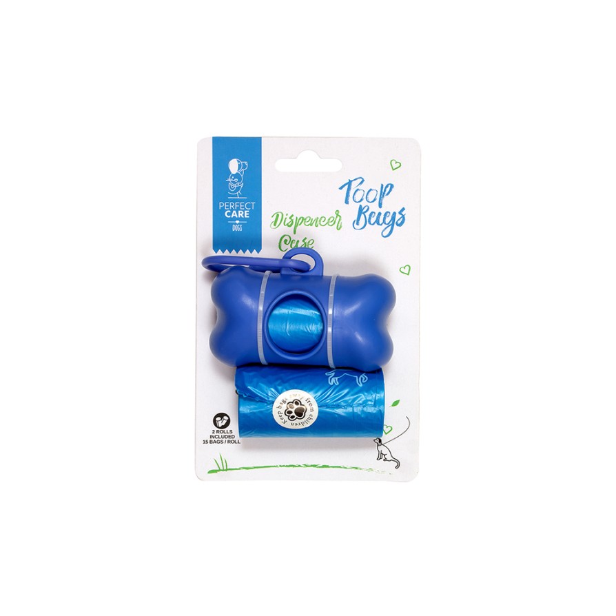 PERFECT CARE ΘΗΚΗ POOP BAGS 2 ΡΟΛΑ ΜΠΛΕ PERFECT CARE