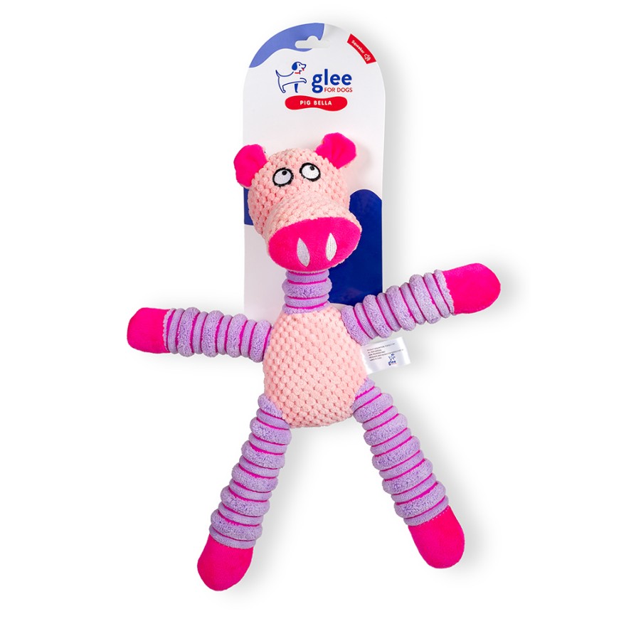 GLEE ΠΑΙΧΝΙΔΙ ΣΚΥΛΟΥ PIG BELLA SQUEAKY GLEE