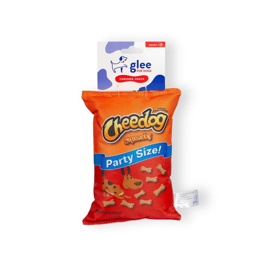 GLEE ΠΑΙΧΝΙΔΙ ΣΚΥΛΟΥ CHEEDOG SNACK SQUEAKΥ GLEE