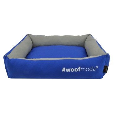 WOOF Πουφ με ενσωματωμένο μαξιλάρι ΜΠΛΕ ΡΟΥΑ No4 48x64x18cm