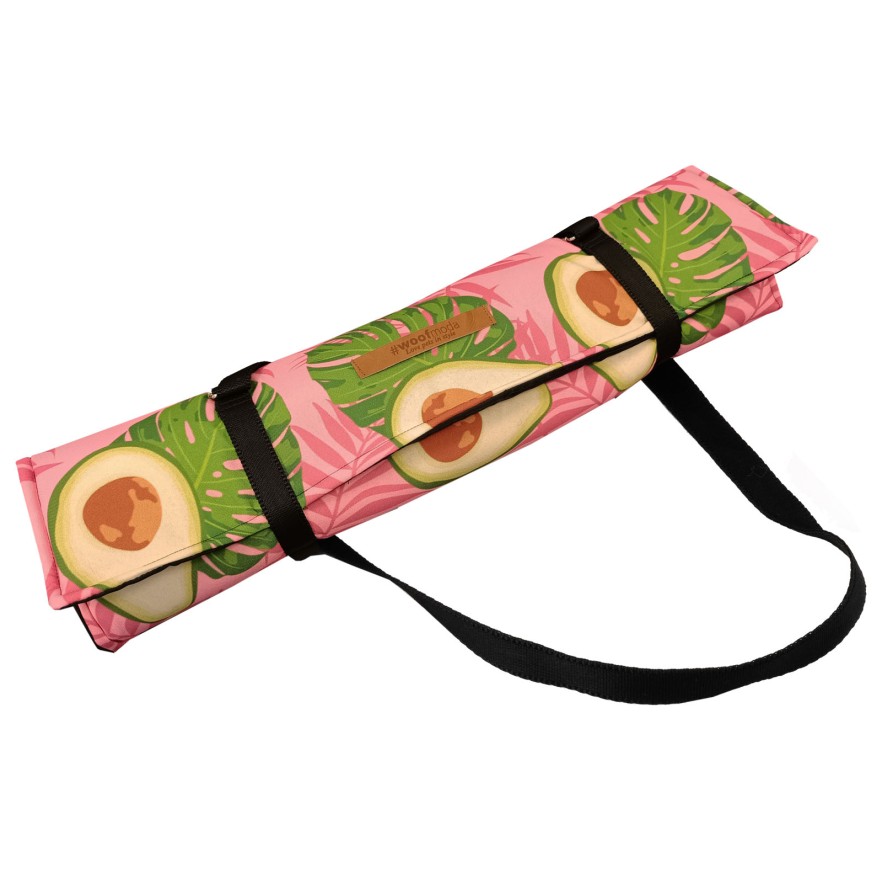 Πατάκι ταξιδόυ από oxford ποπλίνα - 54x67 AVOCADO WOOFMODA