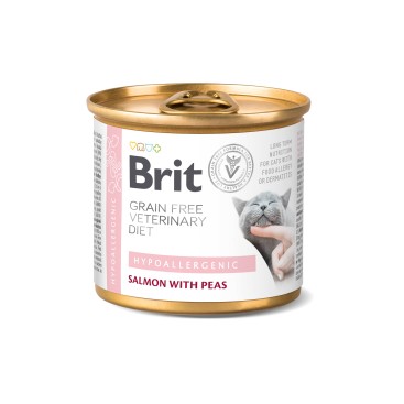 Brit VD GF Cat CAN Hypoallergenic 200gr
