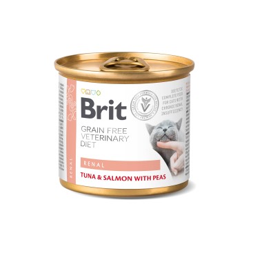 Brit VD GF Cat CAN Renal 200gr
