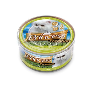 PRINCESS CLASSIC με Κοτόπουλο, Τόνο, Ρύζι & Πιπεριά 170GR