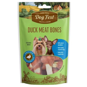 DOGFEST Small-Duck Meat Bones 55gr