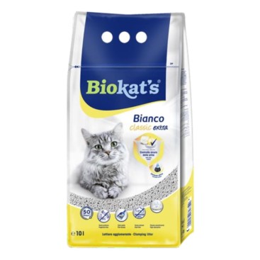 BIOKAT'S BIANCO EXTRA CLASSIC (10lt) Paper Bag 'Αμμος Υγιεινής Γάτας