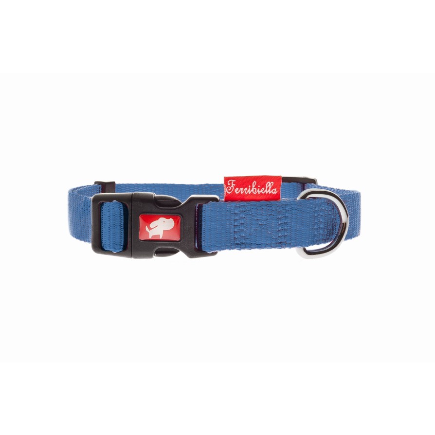 ΠΕΡΙΛΑΙΜΙΟ ADJUSTABLE NYLON S 15MM BLUE FERRIBIELLA