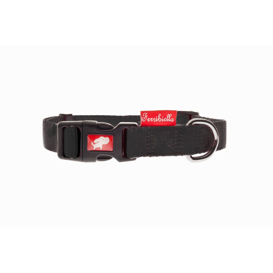 ΠΕΡΙΛΑΙΜΙΟ ADJUSTABLE NYLON S 15MM BLACK FERRIBIELLA