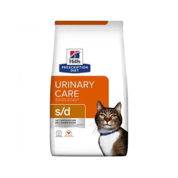 HILL'S PD FELINE S/D Urinary Care Κοτόπουλο 1,1KG + 400GR Δώρο