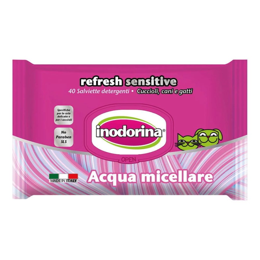 INODORINA Refresh Sensitive Mic.Water 40pc INODORINA