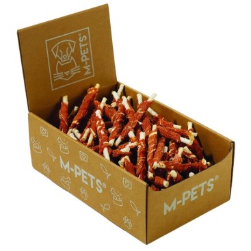 M-PETS ΣΟΛΟΜΟΣ ΜΕ ΜΠΑΚΑΛΙΑΡΟ ΣΕ RAWHIDE ΣΤΙΚ 13cm