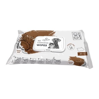 M-PETS PET WIPES COCONUT 40pcs 15x20cm