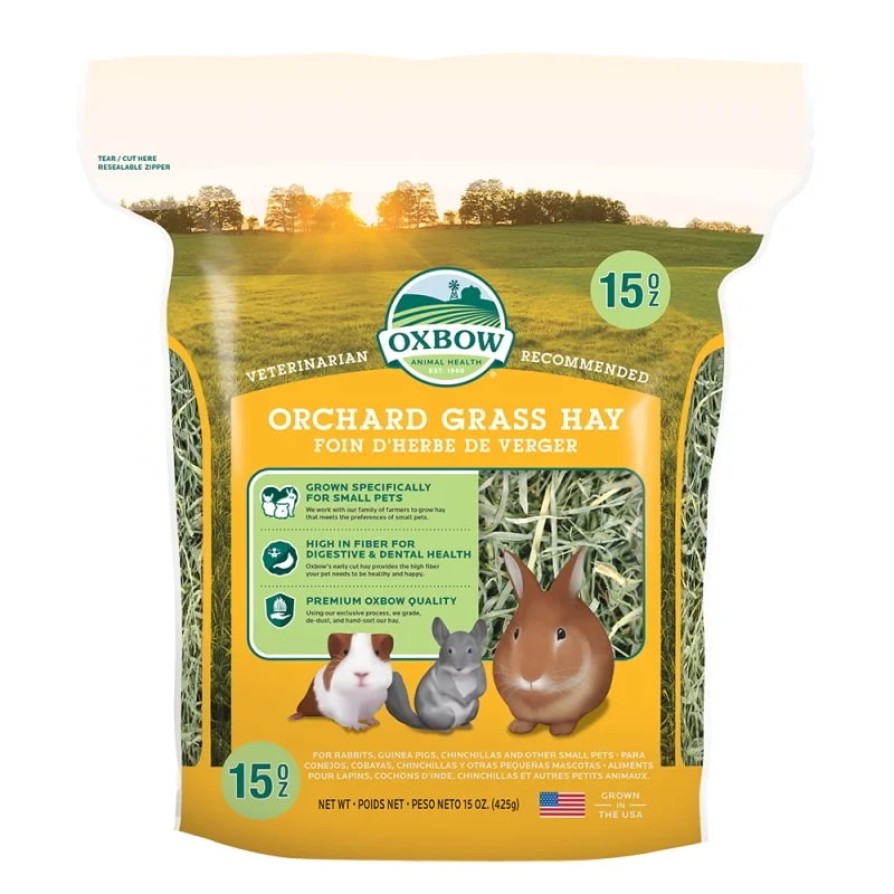 OXBOW XOPTO ORCHARD GRASS HAY 454GR OXBOW
