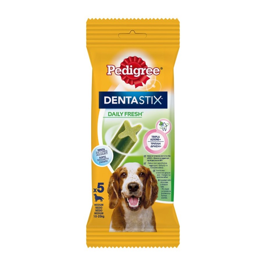 PEDIGREE DENTASTIX FRESH MEDIUM 5 x 128GR DENTASTIX