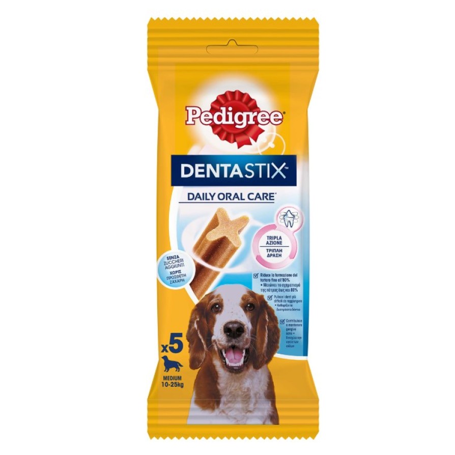 PEDIGREE DENTASTIX MEDIUM 5 x 128GR DENTASTIX