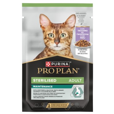PRO PLAN Cat Wet STERILISED TURKEY Maintenance jely 85gr