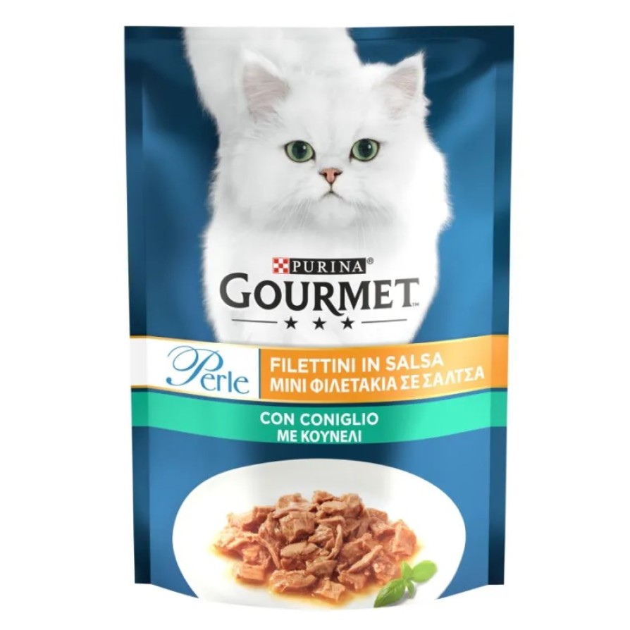 GOURMET PERLE ΦΙΛΕΤΑΚΙΑ ΜΕ ΚΟΥΝΕΛΙ 85GR GOURMET PERLE