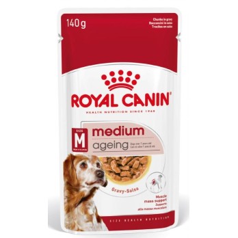 ROYAL CANIN SHN MEDIUM AGEING GRAVY 140GR