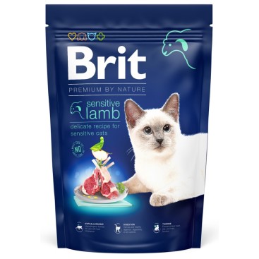 BRIT PREMIUM BY NATURE CAT SENSITIVE ΑΡΝΙ 300gr