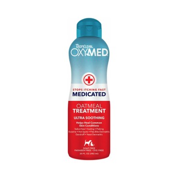 TROPICLEAN Oxymed Medicated Oatmeal Treatment Θεραπευτική Κρέμα 592ml