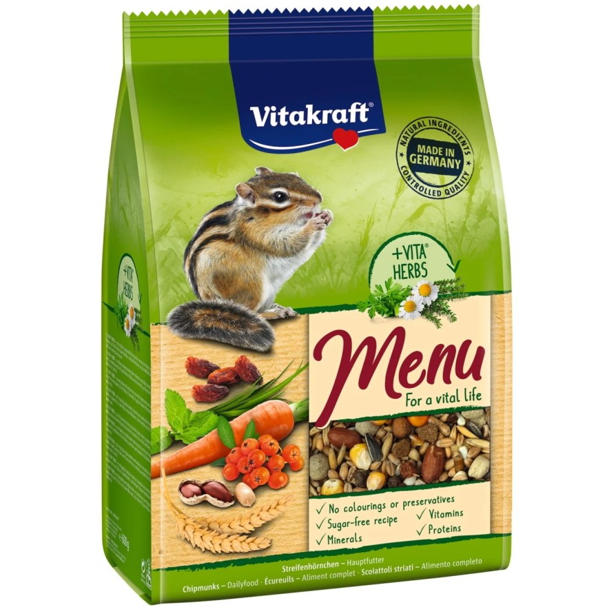 VITAKRAFT SQUIRREL FOOD ΤΡΟΦΗ ΓΙΑ ΣΚΙΟΥΡΑΚΙ 600GR VITAKRAFT