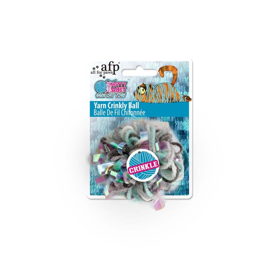 AFP Παιχνίδι Γάτας Knotty Habit Yarn Crinkly Ball AFP