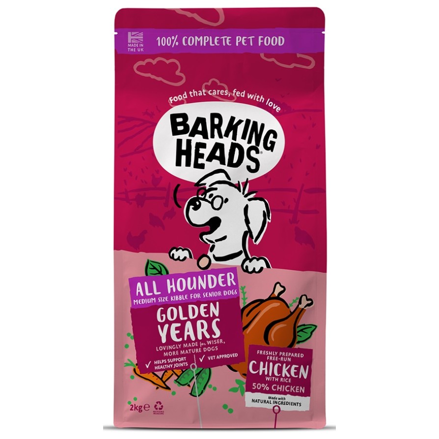 BARKING HEADS GOLDEN YEARS SENIOR  BARKING HEADS