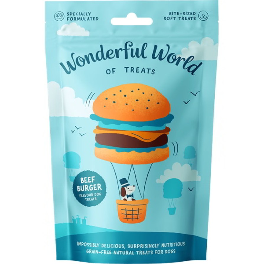 WOND.WORLD GF Beef Burger 50gr WONDERFUL WORLD