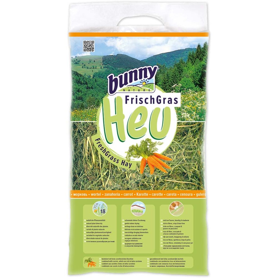 ΧΟΡΤΟ FRESH GRASS HAT WITH CARROT 500 GR ΧΟΡΤΟ