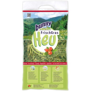 BUNNY ΧΟΡΤΟ FRESH GRASS HAY WITH ROSE 500GR