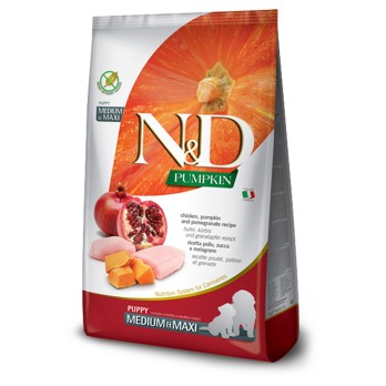 N&D PUMPKIN CHICKEN PUPPY MED/MAX 12KG