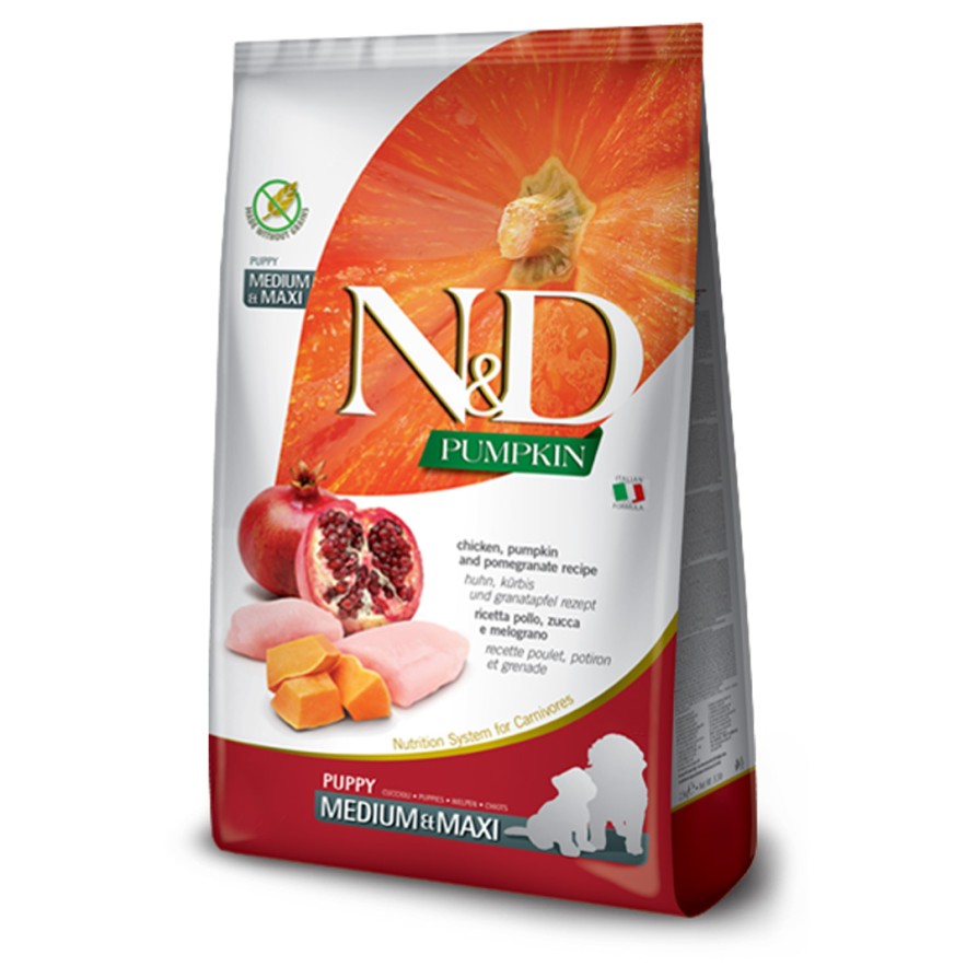 N&D PUMPKIN CHICKEN PUPPY MED/MAX 12KG FARMINA