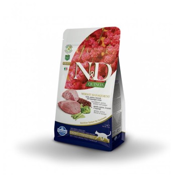 N&D CAT Quinoa Grain Free Weight Management Lamb 300gr *προς Κ*