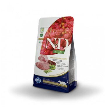 N&D CAT Quinoa Grain Free Weight Management Lamb 300gr *προς Κ*