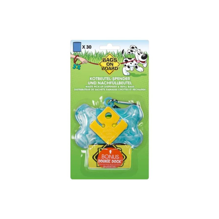 BOB TURQUOISE BONE DISPENS+30BAGS BAGS ON BOARD