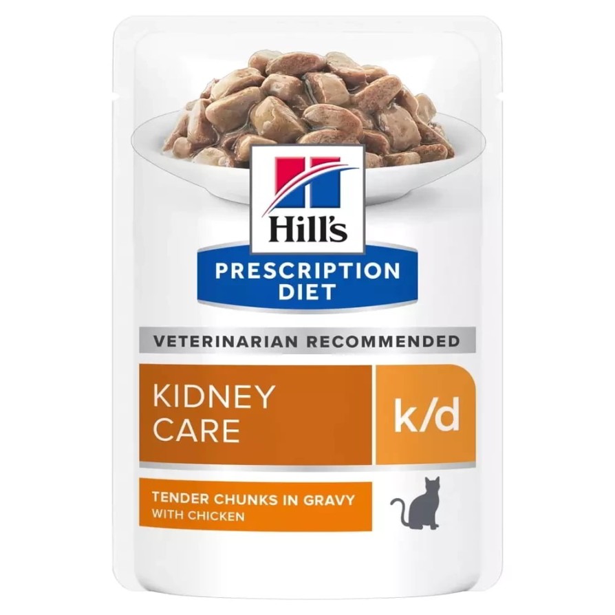 HILL'S PD FELINE K/D σε Σάλτσα με Κοτόπουλο (!) 85GR HILL'S