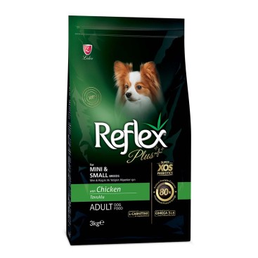 REFLEX PLUS MINI/SMALL ADULT με Κοτόπουλο 3KG