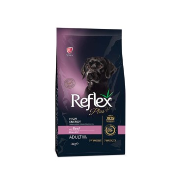 REFLEX PLUS MEDIUM/LARGE ADULT BEEF HIGH ENERGY