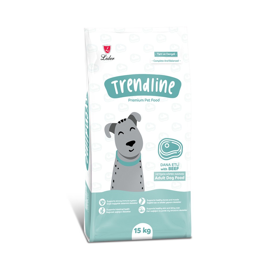 TRENDLINE ADULT DOG BEEF 15KG ΞΗΡΑ ΤΡΟΦΗ