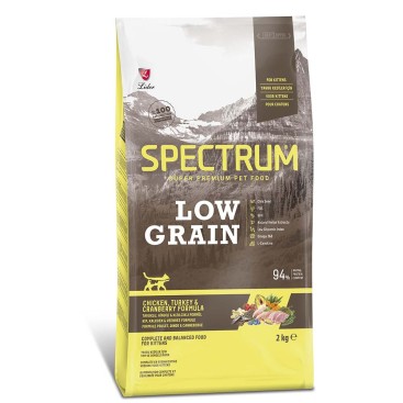 SPECTRUM LOW GRAIN KITTEN με ΚΟΤΌΠΟΥΛΟ, ΓΑΛΟΠΟΎΛΑ & CRANBERRY 2KG