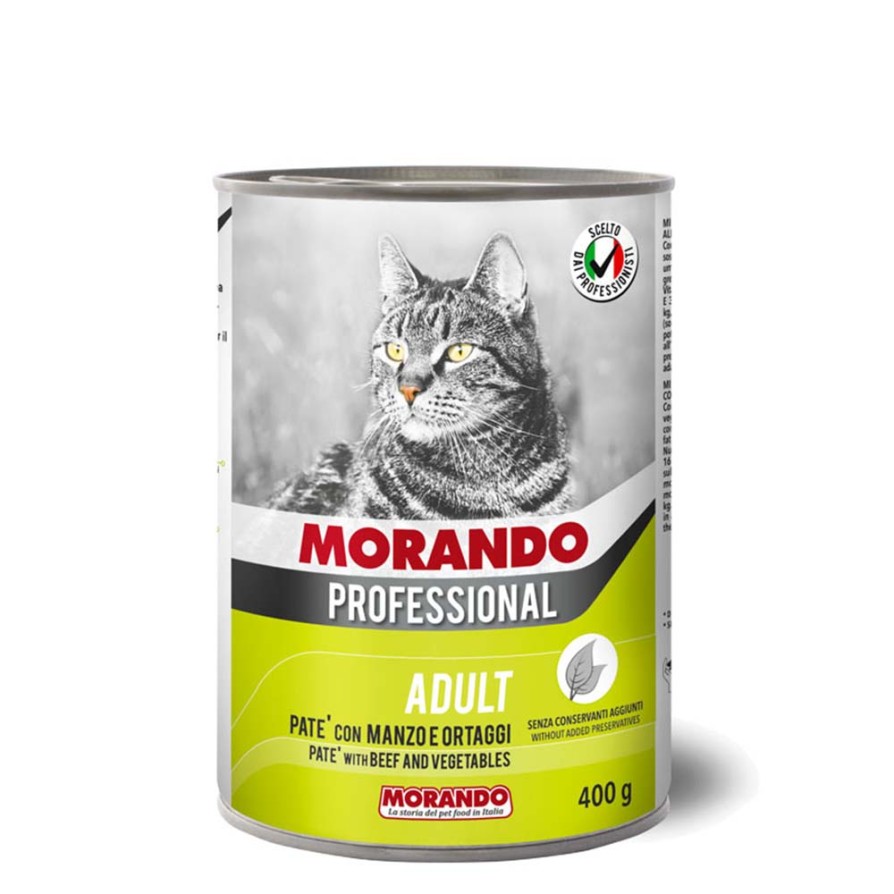 MIGLIOR GATTO PROFESSIONAL CAT ΠΑΤΕ ΒΟΔΙΝΟ & ΛΑΧΑΝΙΚΑ 400GR MIGLIOR GATTO