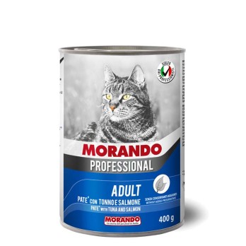 MORANDO PROFESSIONAL CAT PATE με Τόνο & Σολομό 400gr